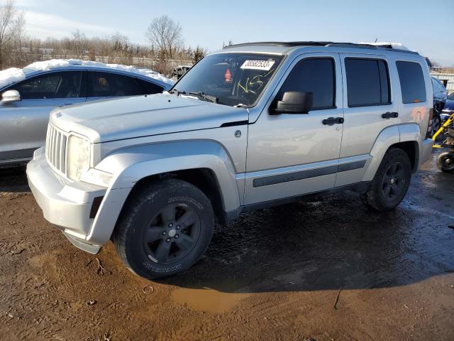 1C4PJMAK9CW102305 - 2012 JEEP LIBERTY SP SILVER photo 1