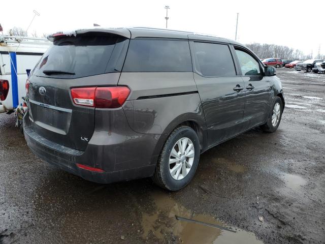 KNDMB5C1XG6172458 - 2016 KIA SEDONA LX BROWN photo 3