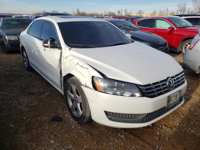 1VWBN7A32DC134005 - 2013 VOLKSWAGEN PASSAT SE WHITE photo 1