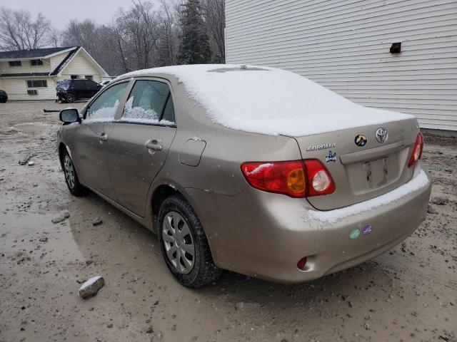 1NXBU40E49Z164577 - 2009 TOYOTA COROLLA BA GOLD photo 2