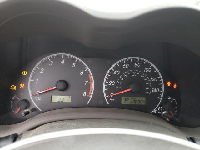 1NXBU40E49Z164577 - 2009 TOYOTA COROLLA BA GOLD photo 9