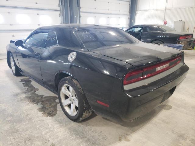 2B3CJ4DG6BH603625 - 2011 DODGE CHALLENGER BLACK photo 3