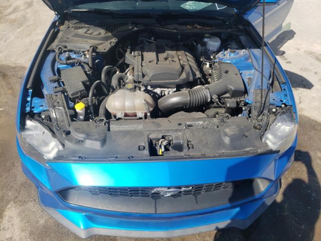 1FA6P8THXK5132930 - 2019 FORD MUSTANG BLUE photo 7