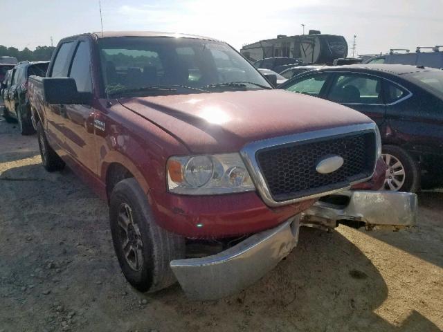 1FTRW12W88FA12399 - 2008 FORD F150 RED photo 1