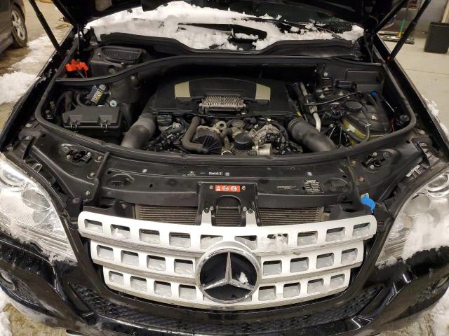 4JGBB8GB5BA717012 - 2011 MERCEDES-BENZ ML 350 4MA BLACK photo 12