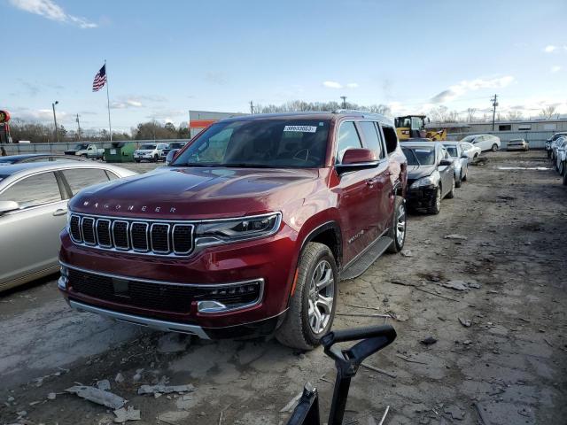 1C4SJVBT6NS136784 - 2022 JEEP WAGONEER S BURGUNDY photo 1