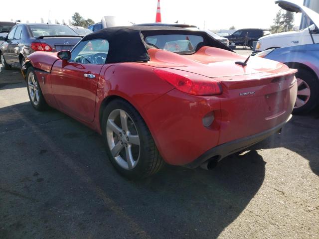 1G2MG35X18Y106219 - 2008 PONTIAC SOLSTICE G RED photo 3