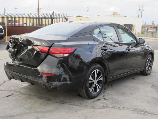 3N1AB8CVXMY274342 - 2021 NISSAN SENTRA SV BLACK photo 3