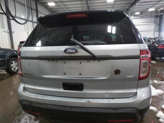 1FM5K8AR7DGB28742 - 2013 FORD EXPLORER P SILVER photo 6