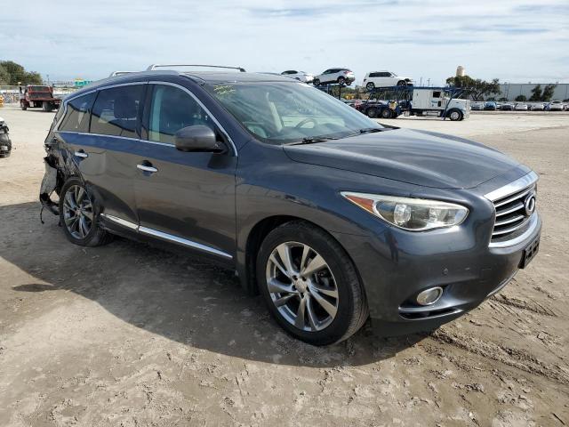 5N1AL0MM4DC346626 - 2013 INFINITI JX35 GRAY photo 4