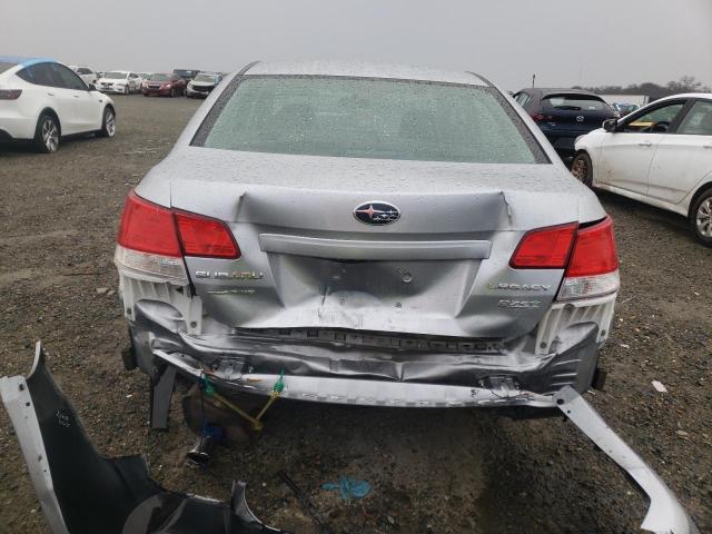 4S3BMBA66C3028089 - 2012 SUBARU LEGACY 2.5 SILVER photo 6