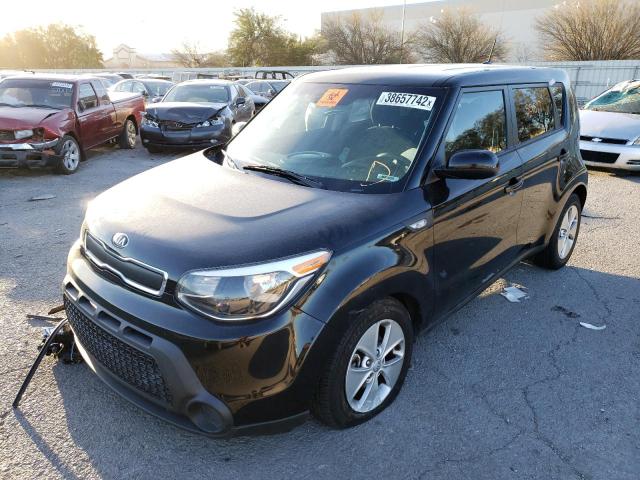 KNDJN2A27E7110897 - 2014 KIA SOUL BLACK photo 2