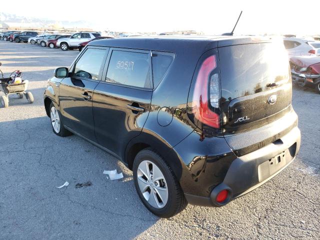 KNDJN2A27E7110897 - 2014 KIA SOUL BLACK photo 3