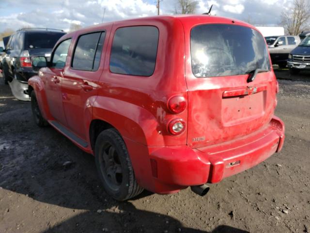 3GNCA23P78S655783 - 2008 CHEVROLET HHR LT RED photo 3