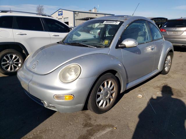 3VWCK31C54M404719 - 2004 VOLKSWAGEN NEW BEETLE SILVER photo 1