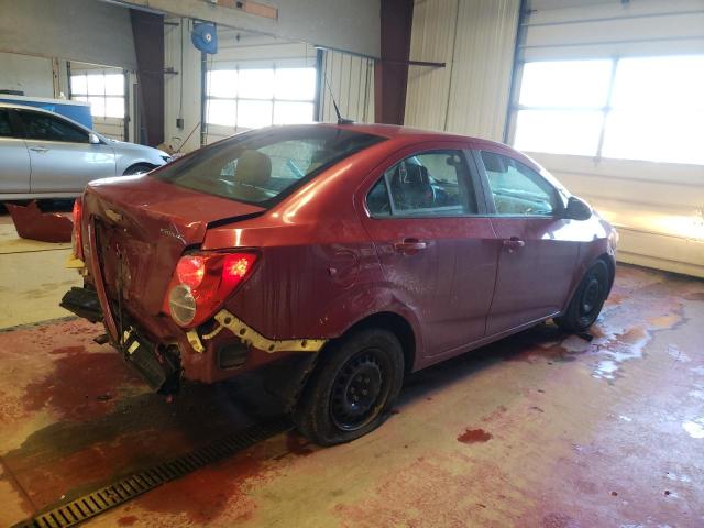1G1JA5SG4D4217180 - 2013 CHEVROLET SONIC LS წითელი ფოტო 3