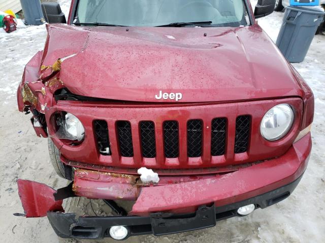 1C4NJPBA8CD719320 - 2012 JEEP PATRIOT SP RED photo 11