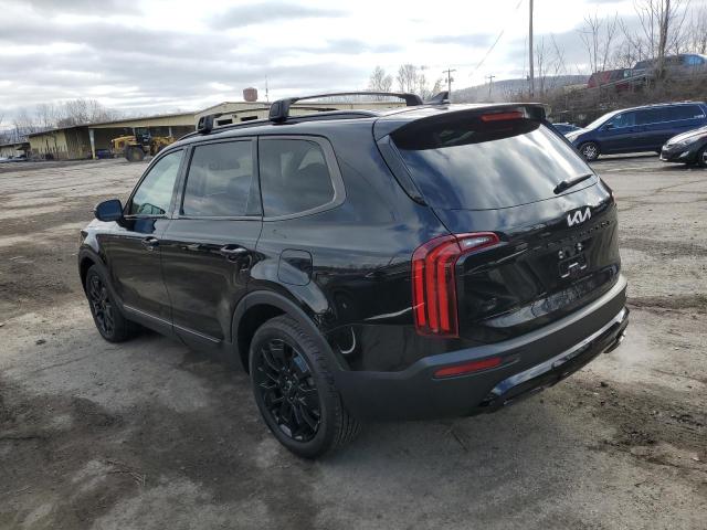 5XYP3DHC1NG225508 - 2022 KIA TELLURIDE BLACK photo 2