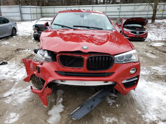 5UXXW3C5XG0R20264 - 2016 BMW X4 XDRIVE2 RED photo 5