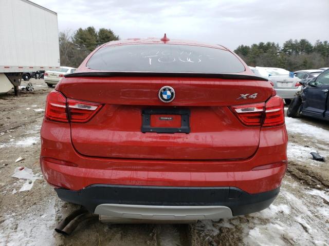 5UXXW3C5XG0R20264 - 2016 BMW X4 XDRIVE2 RED photo 6
