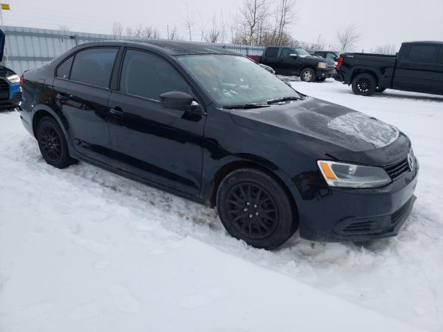 3VW1K7AJ1CM330906 - 2012 VOLKSWAGEN JETTA BASE BLACK photo 4