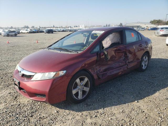 19XFA1F66AE037278 - 2010 HONDA CIVIC LX-S ბურგუნდია ფოტო 1