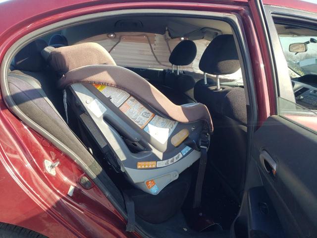 19XFA1F66AE037278 - 2010 HONDA CIVIC LX-S ბურგუნდია ფოტო 10