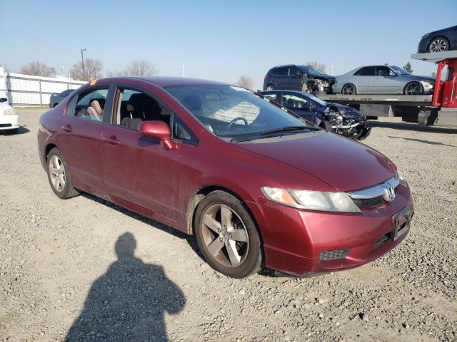 19XFA1F66AE037278 - 2010 HONDA CIVIC LX-S ბურგუნდია ფოტო 4