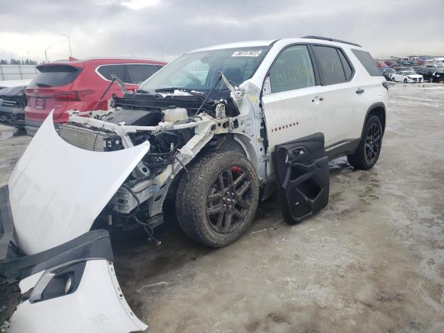 1GNEVKKW4KJ304277 - 2019 CHEVROLET TRAVERSE P WHITE photo 2