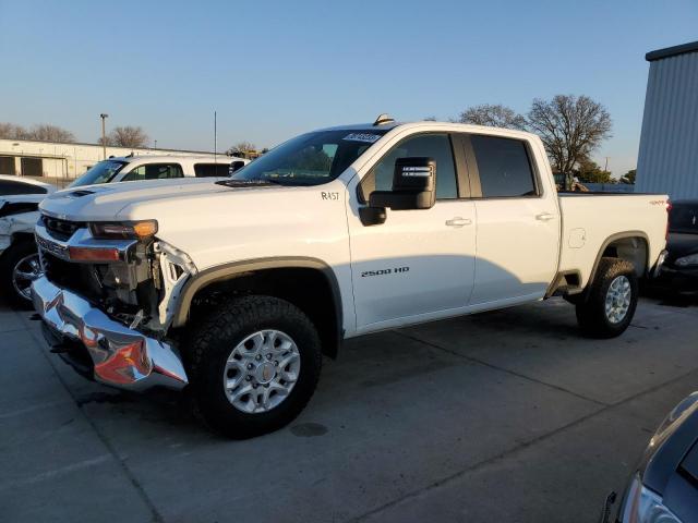 1GC1YNEY0MF304702 - 2021 CHEVROLET SILVERADO WHITE photo 1