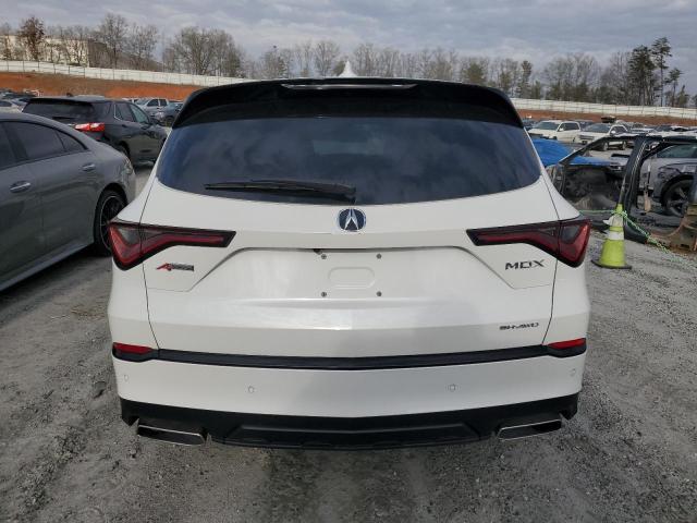 5J8YE1H06NL039570 - 2022 ACURA MDX A-SPEC WHITE photo 6