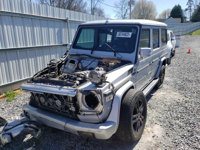 WDCYR49E92X128983 - 2002 MERCEDES-BENZ G 500 SILVER photo 2