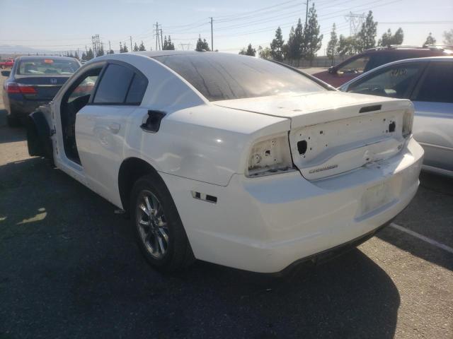 2B3CL5CT4BH552298 - 2011 DODGE CHARGER R/ WHITE photo 3