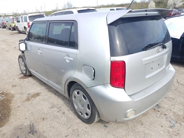 JTLKE50E481020202 - 2008 TOYOTA SCION XB 银色 照片 3
