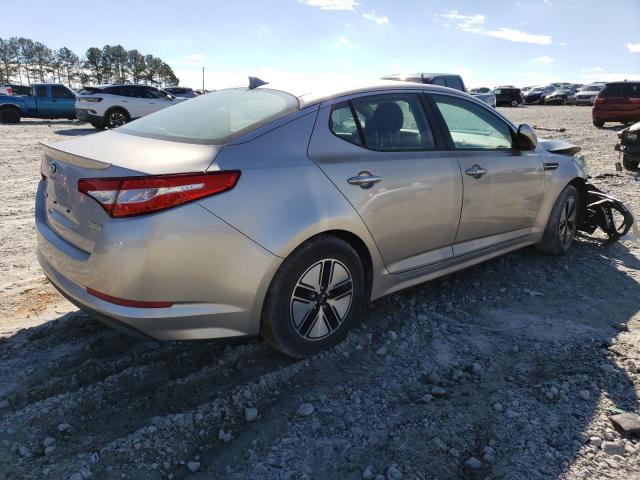 KNAGM4AD0C5013315 - 2012 KIA OPTIMA HYB BEIGE photo 3