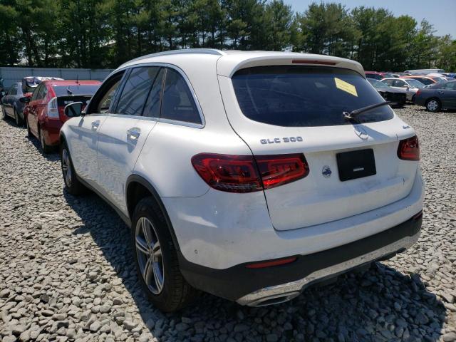 W1N0G8EB4MF882905 - 2021 MERCEDES-BENZ GLC 300 4M WHITE photo 3