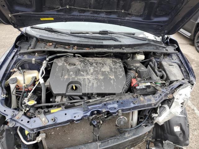 2T1BU4EE7DC095127 - 2013 TOYOTA COROLLA BA BLUE photo 11
