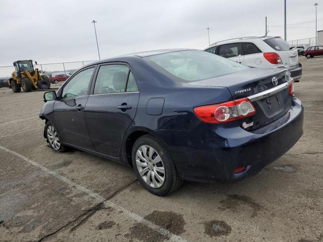 2T1BU4EE7DC095127 - 2013 TOYOTA COROLLA BA BLUE photo 2