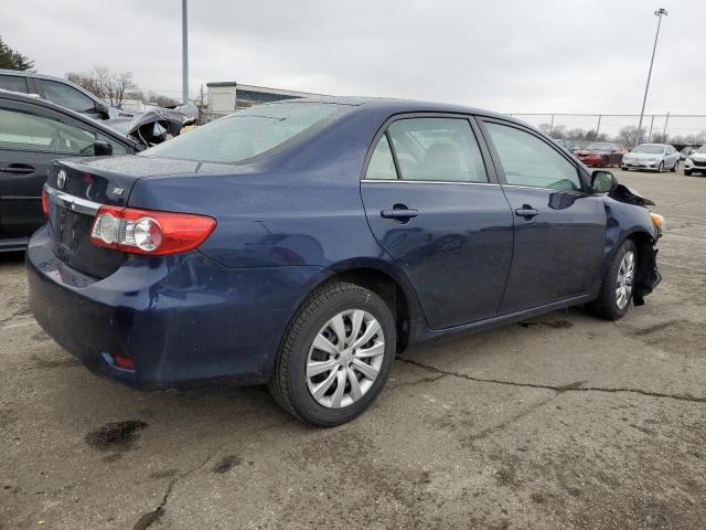 2T1BU4EE7DC095127 - 2013 TOYOTA COROLLA BA BLUE photo 3
