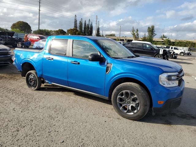 3FTTW8E32NRA27172 - 2022 FORD MAVERICK X BLUE photo 4