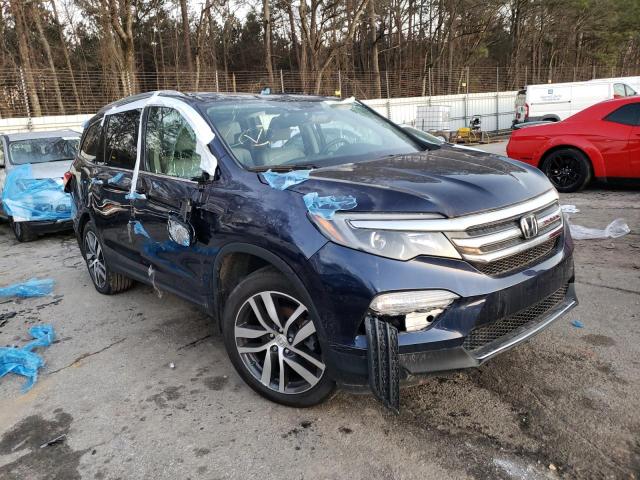 5FNYF6H05JB042515 - 2018 HONDA PILOT ELIT BLUE photo 4