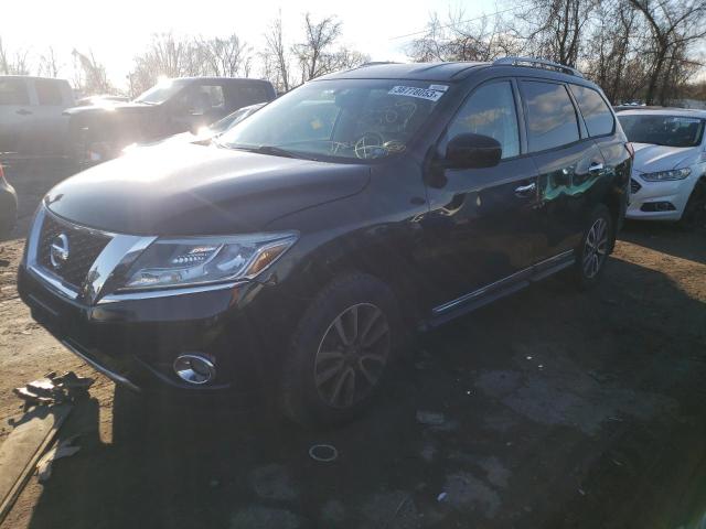 5N1AR2MM7EC657558 - 2014 NISSAN PATHFINDER BLACK photo 1