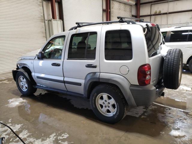 1J4GL48K47W520349 - 2007 JEEP LIBERTY SP GRAY photo 2