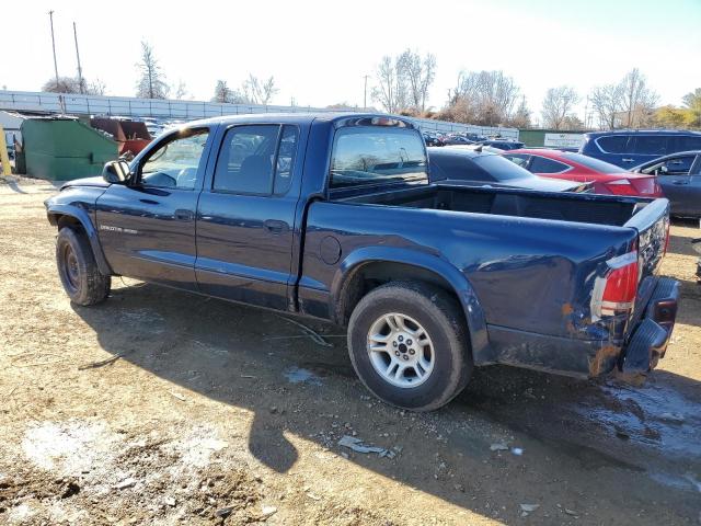 1B7HL38X02S590138 - 2002 DODGE DAKOTA QUA BLUE photo 2