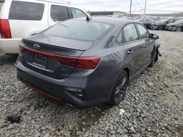 3KPF34AD6ME372403 - 2021 KIA FORTE GT L BLACK photo 4