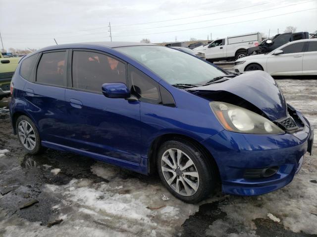 JHMGE8G5XCC041561 - 2012 HONDA FIT SPORT BLUE photo 4