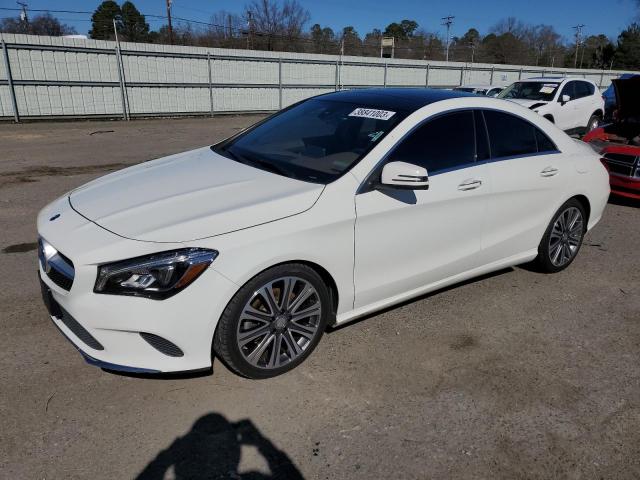 WDDSJ4GB7JN518234 - 2018 MERCEDES-BENZ CLA 250 4M WHITE photo 1