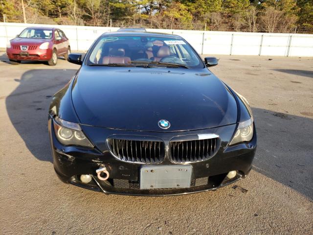 WBAEH13476CR46166 - 2006 BMW 650 I BLACK photo 5