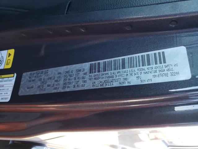 1C4HJXDG3JW272377 - 2018 JEEP WRANGLER U Сірий фото 12