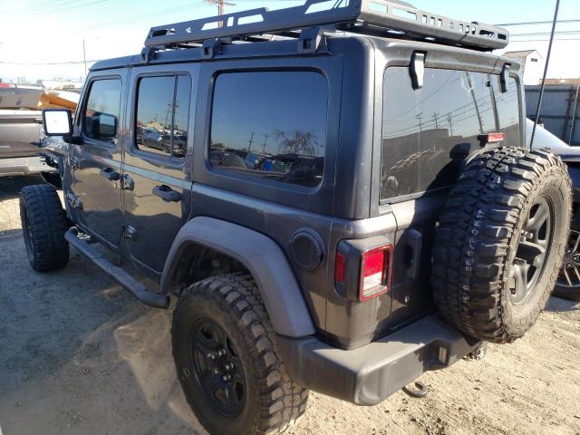 1C4HJXDG3JW272377 - 2018 JEEP WRANGLER U Сірий фото 2